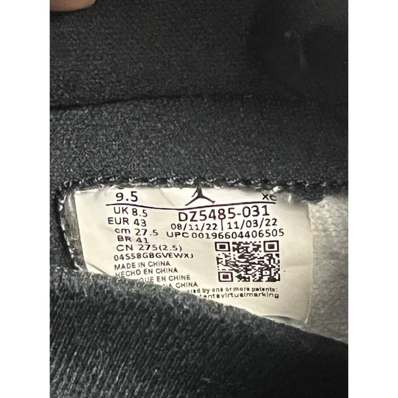 Jordan 1 Retro High OG Lucky Green Black White DZ5485-031 Mens 9.5 St. Patrick's - Picture 12 of 12